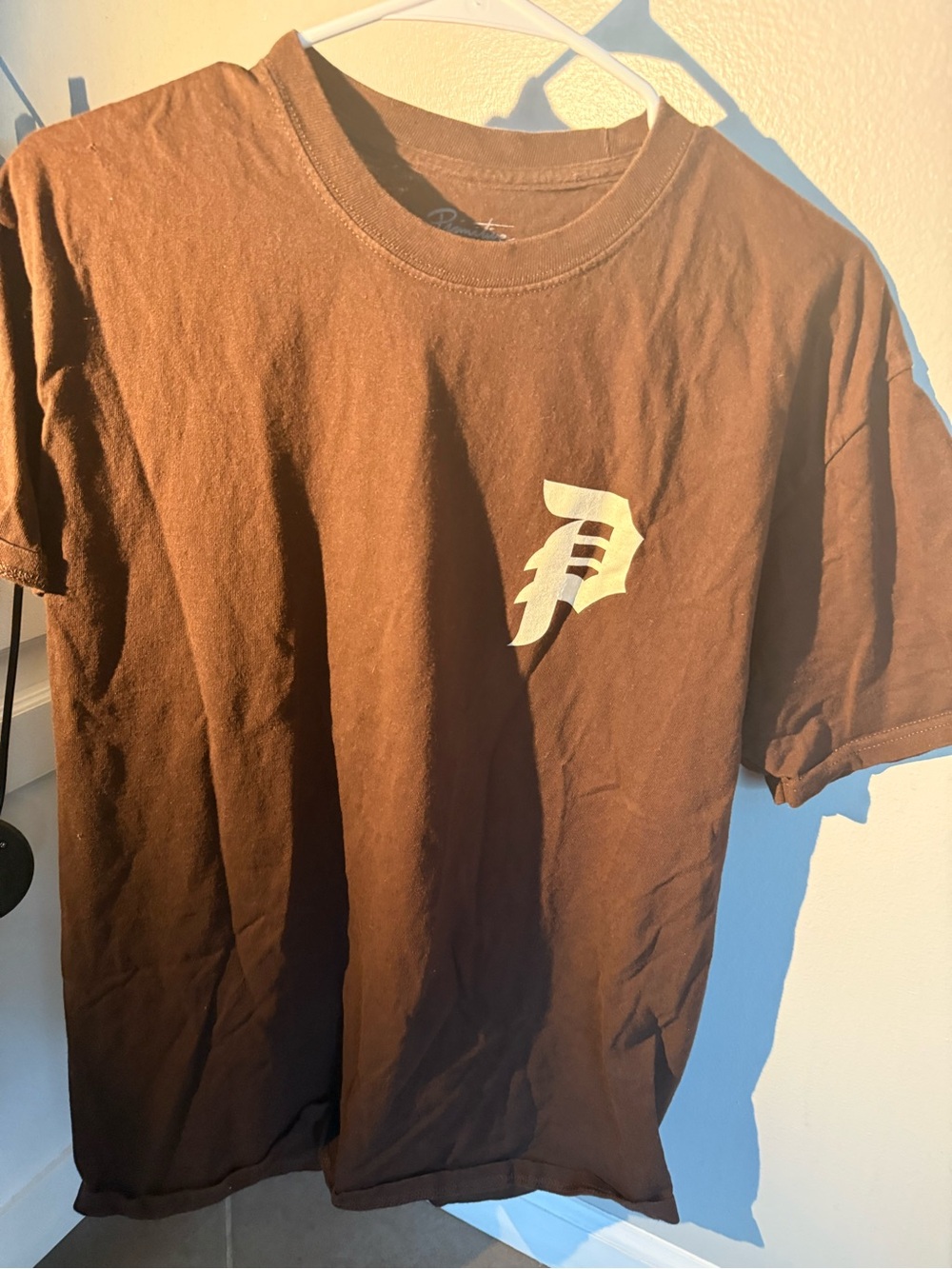 Brown Primitive Graphic Men's T-Shirt - Classic Short Sleeve